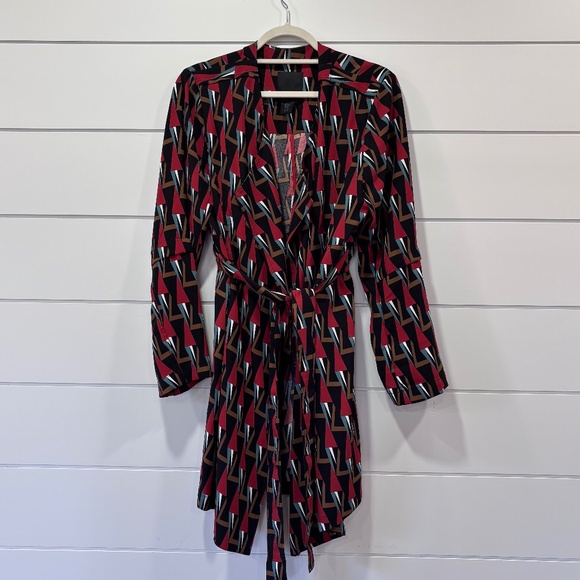 500 Maison Cinqcent open front lightweight belted trench size XL - Picture 1 of 16